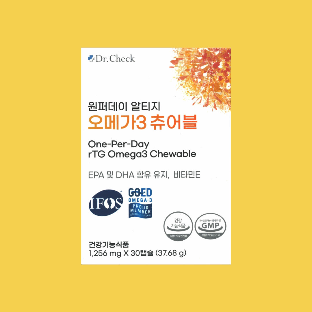 One-Per-Day rTG Omega3 Chewable (1-Month Supply)