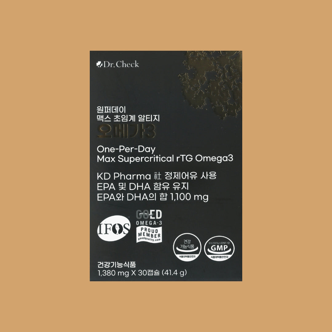 One-Per-Day Max Supercritical rTG Omega3 (1-Month Supply)