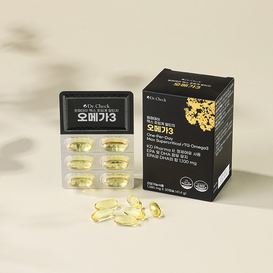 One-Per-Day Max Supercritical rTG Omega3 (1-Month Supply)