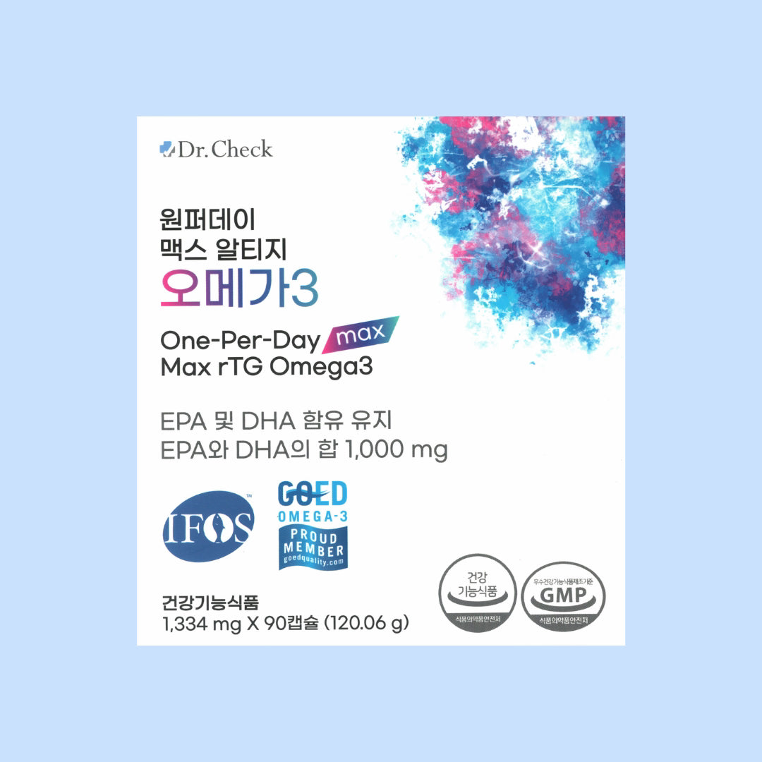 One-Per-Day Max rTG Omega3 (3-Month Supply)